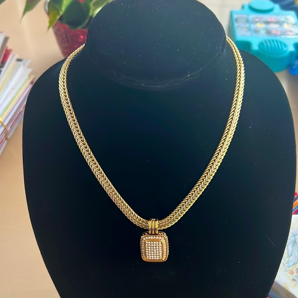 Park Lane pendant and Jones NY chain with matching earrings
